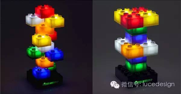 【最设计】LED 积木灯，帅的不要不要的！