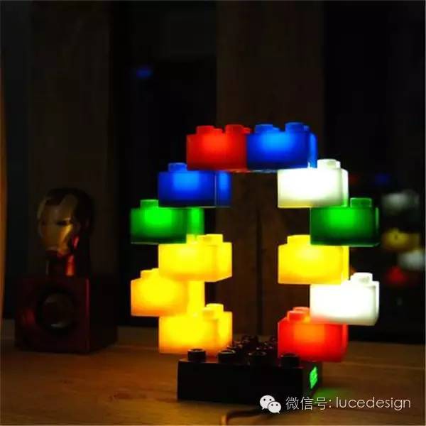 【最设计】LED 积木灯，帅的不要不要的！