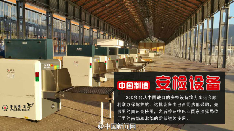 图说里约奥运会以及奥运里的中国制造