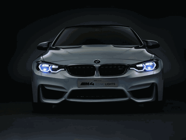 宝马只用了一个LED，就让其他车灯黯然无光