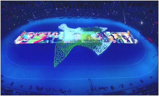 里约奥运倒计时，细数往届奥运开幕式背后的LED高科技