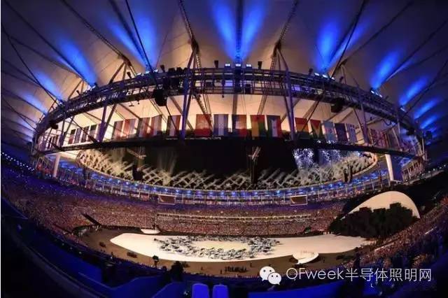 【围观】里约奥运会开幕，LED产品沉现这些精彩...