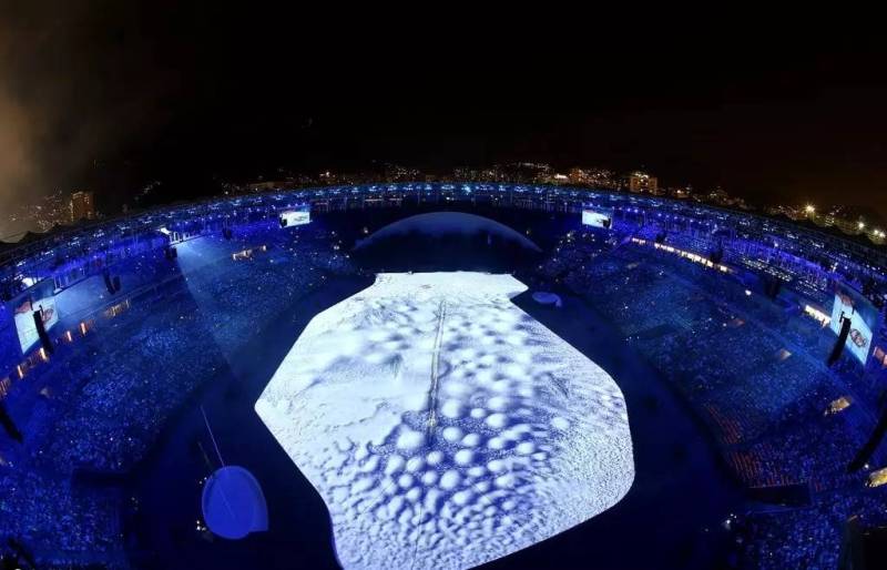 灯光美到极致！里约奥运会开幕式“逆袭”了