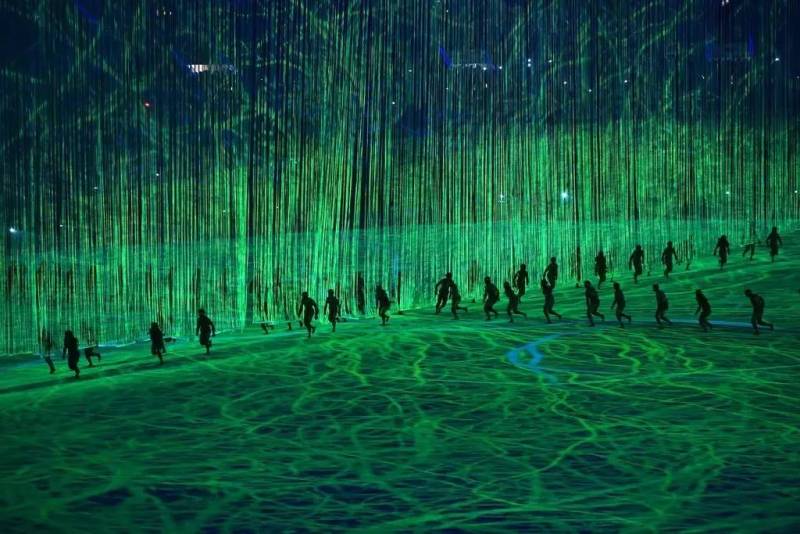 灯光美到极致！里约奥运会开幕式“逆袭”了