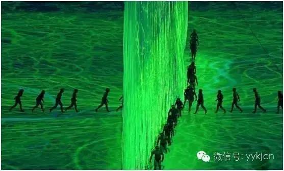 巴西奥运开幕式光影与设计