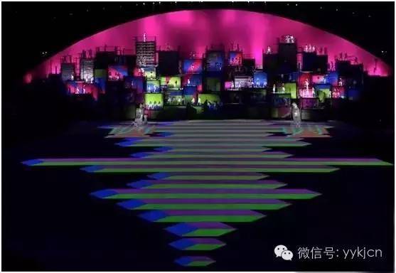 巴西奥运开幕式光影与设计
