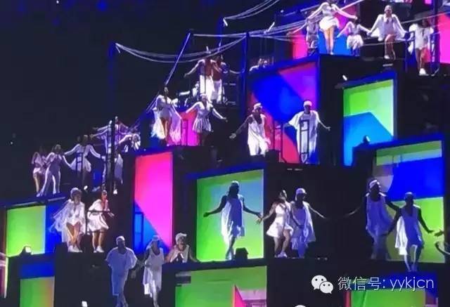 巴西奥运开幕式光影与设计