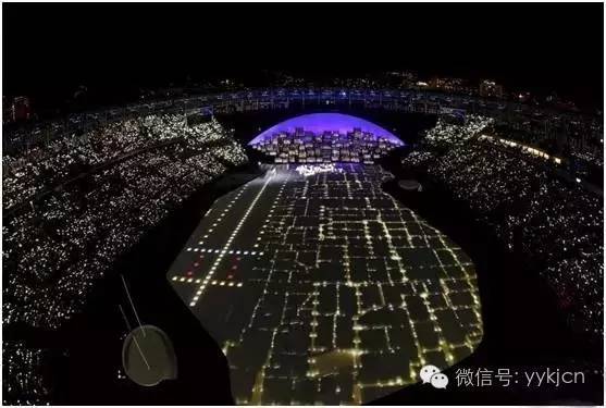 巴西奥运开幕式光影与设计