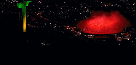 世界正式进入里约时间，为中国队加油！