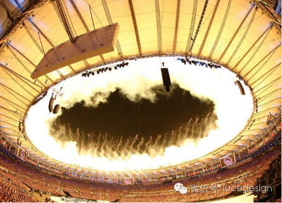 里约奥运会开幕式——巴西风情的灯光秀