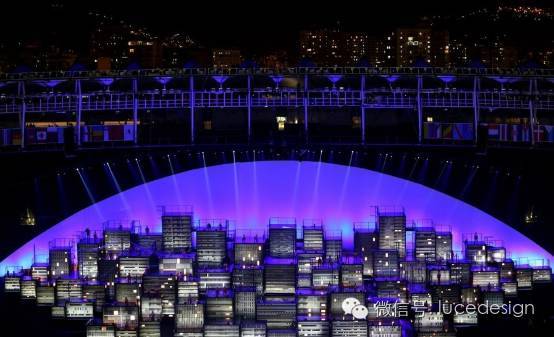 里约奥运会开幕式——巴西风情的灯光秀