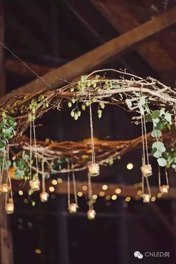 超美！树枝做的灯，让家里更具活力！