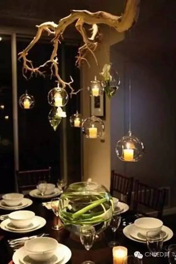 超美！树枝做的灯，让家里更具活力！