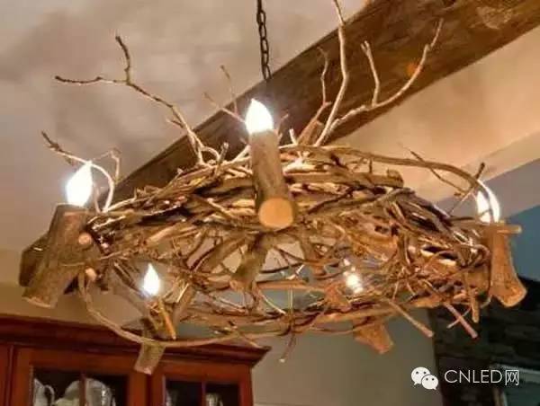 超美！树枝做的灯，让家里更具活力！