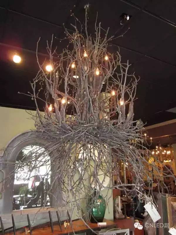 超美！树枝做的灯，让家里更具活力！