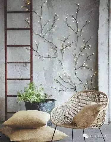 超美！树枝做的灯，让家里更具活力！