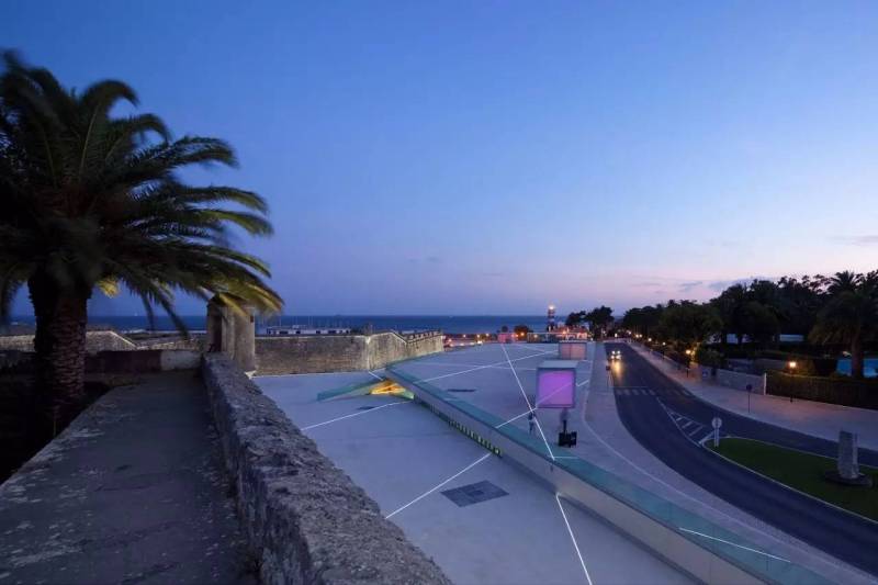 旧时停车场，重现古葡萄牙航海图