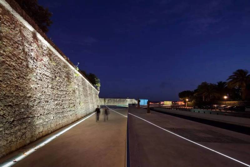 旧时停车场，重现古葡萄牙航海图