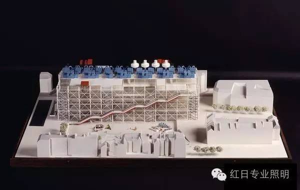 【红日专业照明业绩】法国蓬皮杜艺术中心