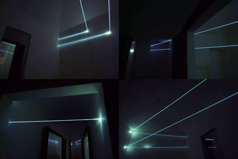 灯光艺术构建的真实和虚幻空间