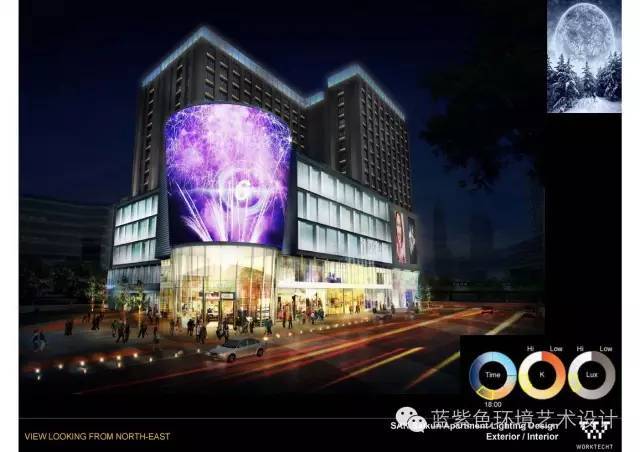 深圳东门远为大厦照明工程设计