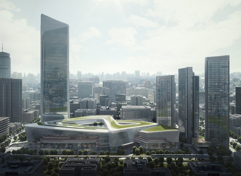 大连市创新地标–大连恒隆广场 / Aedas