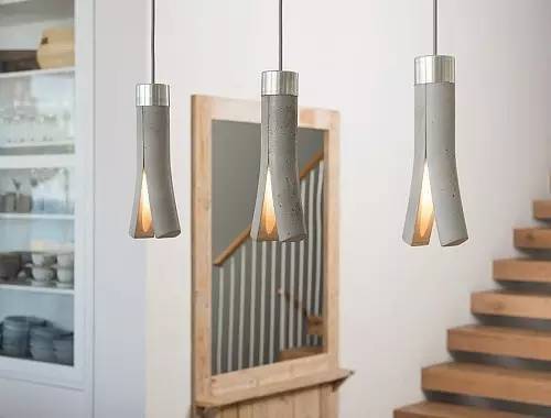 简单讨巧的混凝土灯具