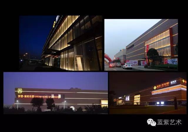 蓝紫色光环境艺术设计