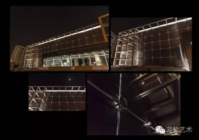 蓝紫色光环境艺术设计