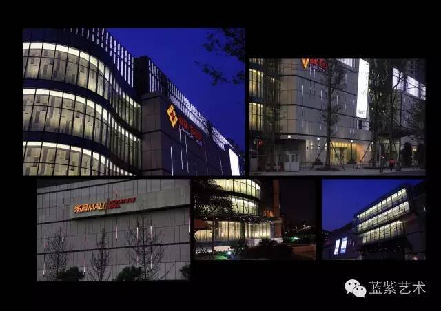 蓝紫色光环境艺术设计