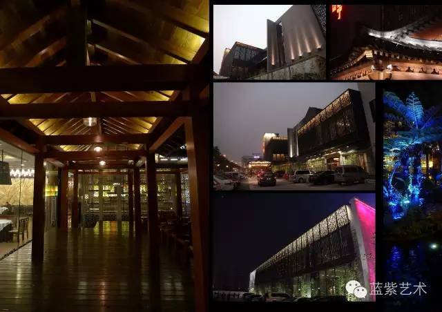 蓝紫色光环境艺术设计