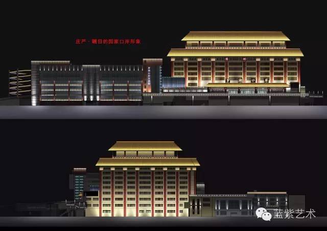 蓝紫色光环境艺术设计