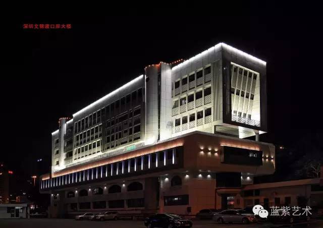 蓝紫色光环境艺术设计