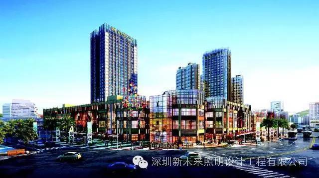 【商业综合体照明案例】浏阳嘉利新世界商业综合体照明设计