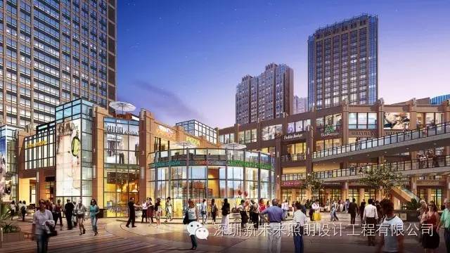 【商业综合体照明案例】浏阳嘉利新世界商业综合体照明设计