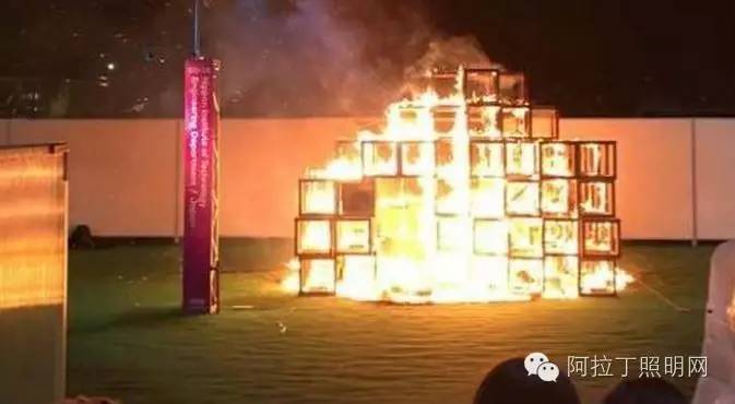 实验推翻LED灯不起火之说