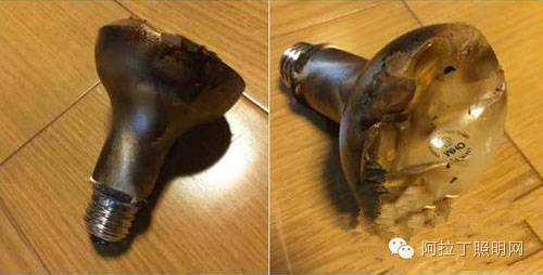 实验推翻LED灯不起火之说