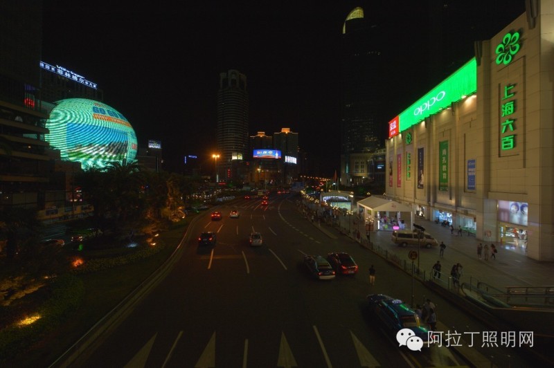 上海城市若干节点夜景照明调研记录报告