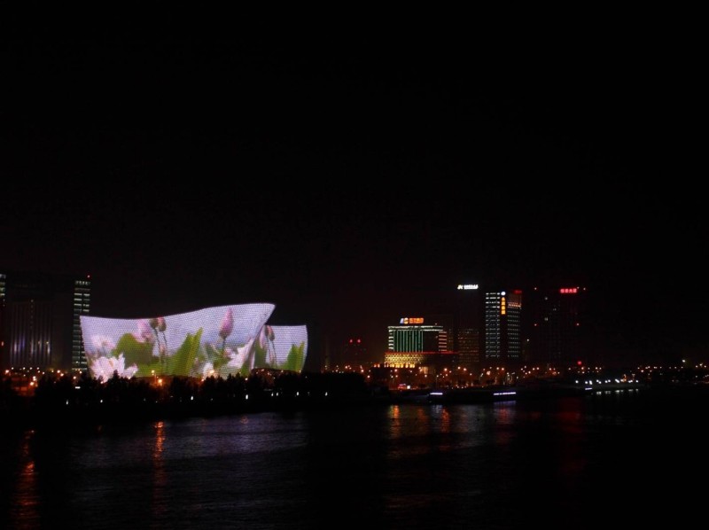 海洋之光·动感曲面上流动的光影