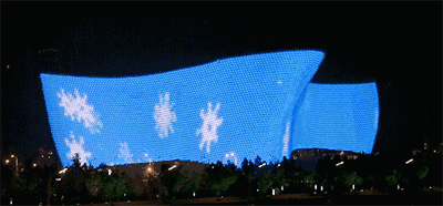 海洋之光·动感曲面上流动的光影