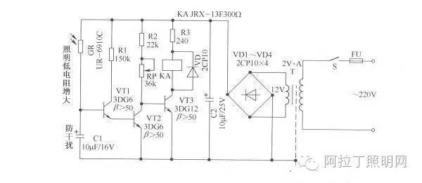 十大常见照明电路设计