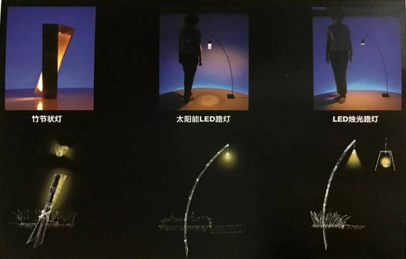 灯光渲染下的度假村与自然共生