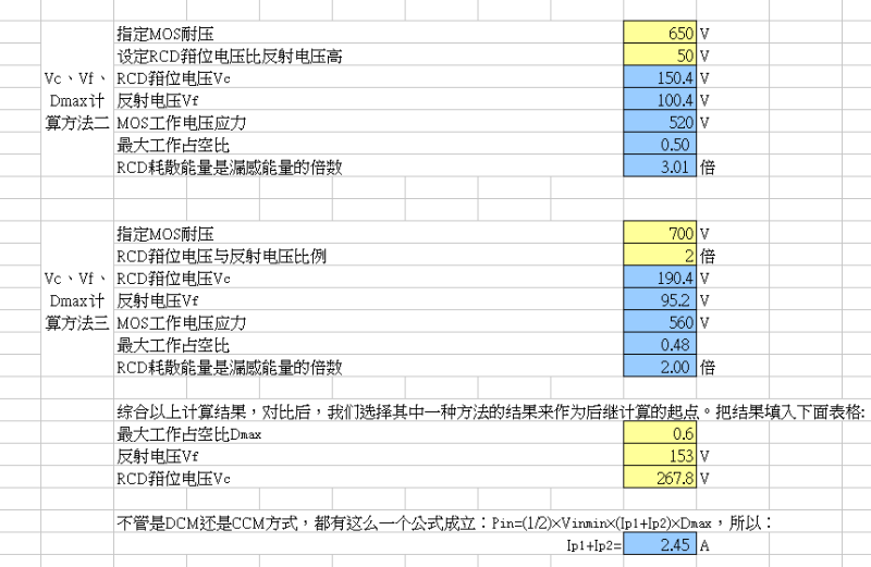 膜拜了：史上最全开关电源EXCEL计算表格