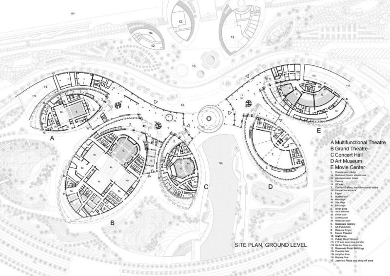 新作 | 福州海峡文化艺术中心开幕！福州市闽江河畔新地标 / PES-Architects