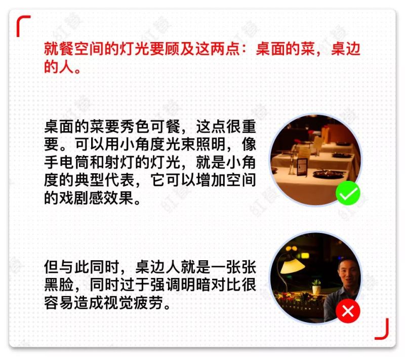 有格调的餐厅，该如何选择光源、设计灯光？