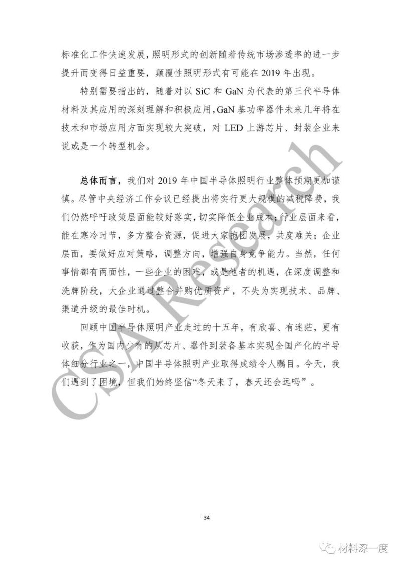 重磅！CSA Research发布《2018中国半导体照明产业发展蓝皮书》（附全文）