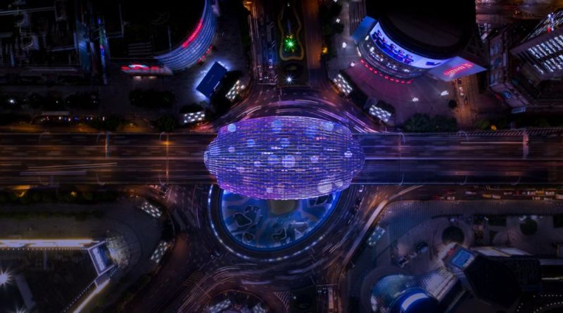 上海五角场彩蛋的三次景观灯光升级记！