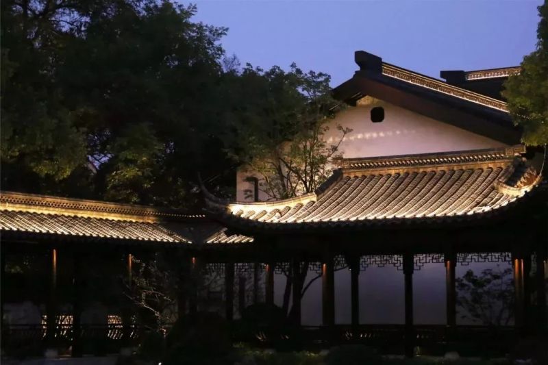 绍兴饭店丨柔和的暖光为夜色送去一丝温柔