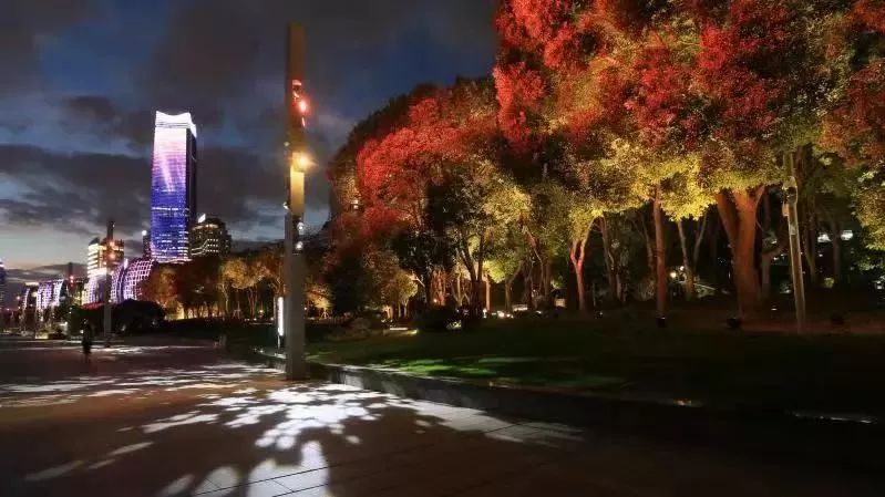 夜北外滩景观照明全面升级改造完成