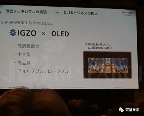 不屑与三星同路, 夏普将死磕可折叠IGZO OLED